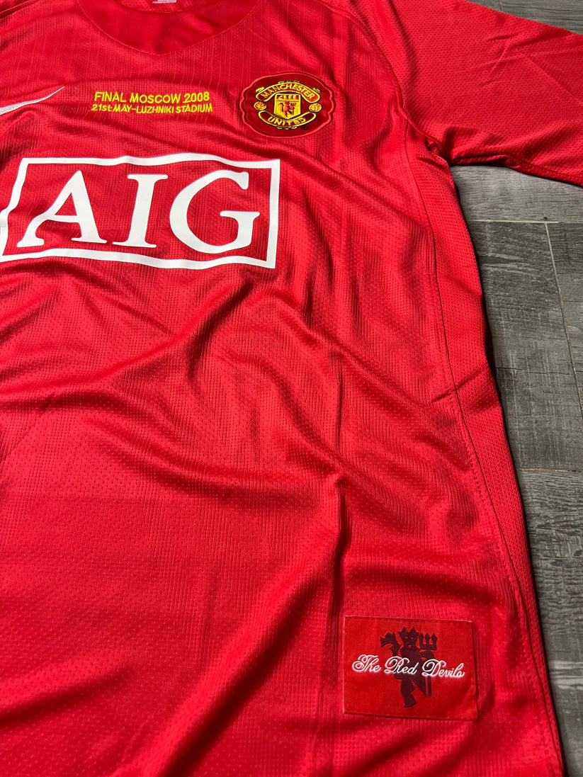 MANCHESTER UNITED 2007/08 HOME JERSEY
