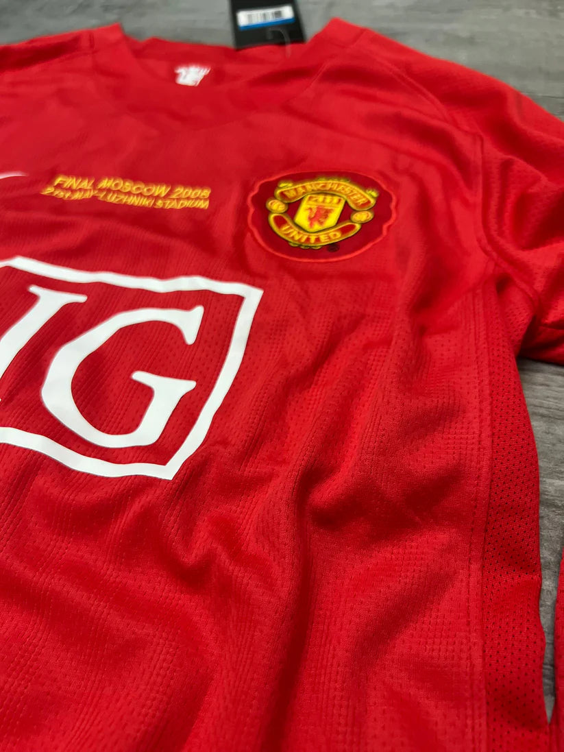 MANCHESTER UNITED 2007/08 HOME JERSEY