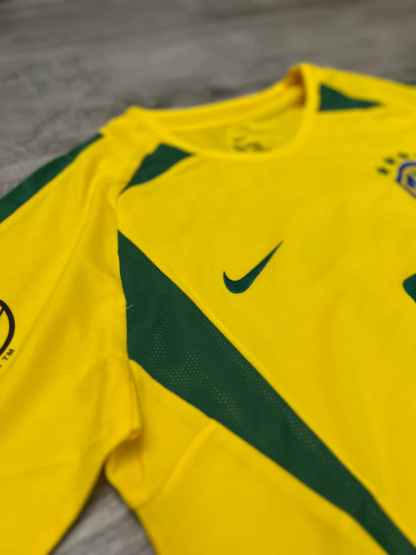 BRAZIL 2002 HOME JERSEY