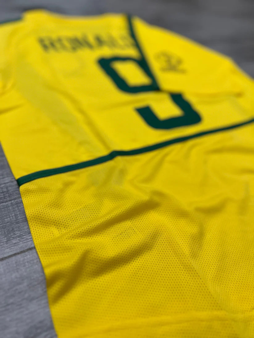 BRAZIL 2002 HOME JERSEY