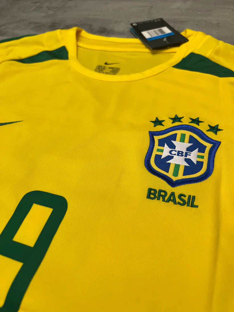 BRAZIL 2002 HOME JERSEY